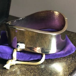 Gold-tone Fashion Cuff Bracelet